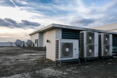 Finished Installation of a Swamp Cooler